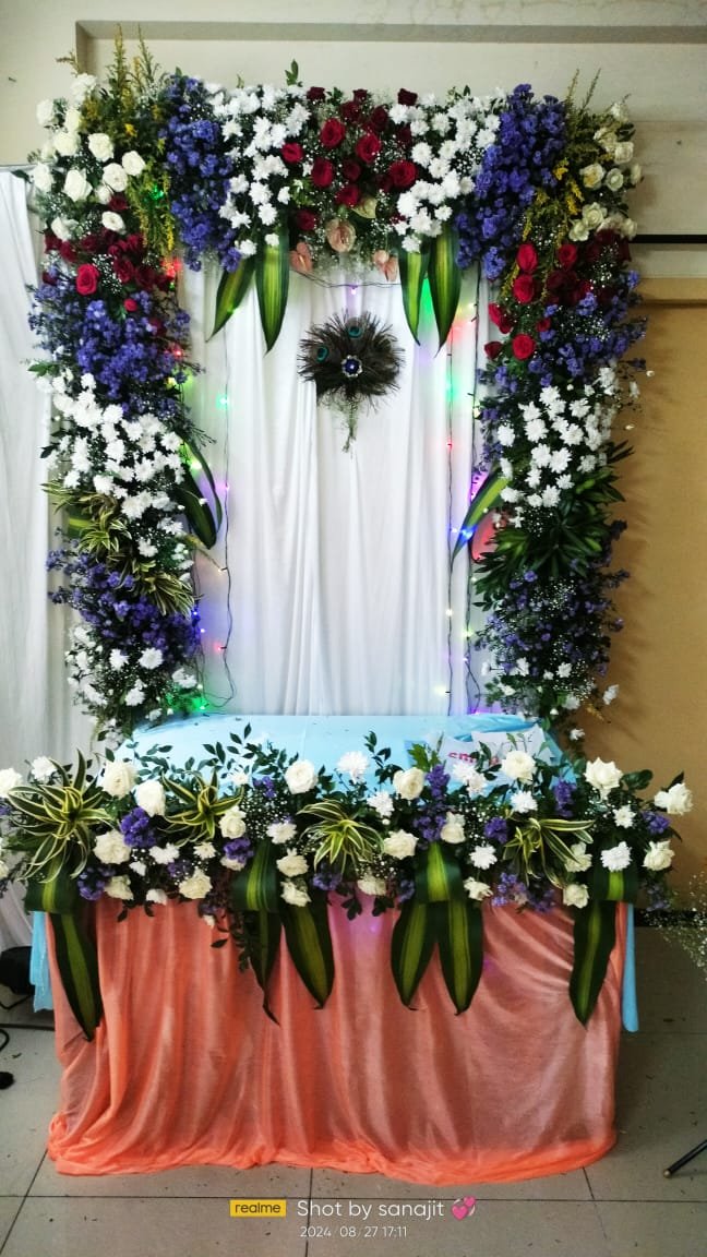 Colourful Floral Stage