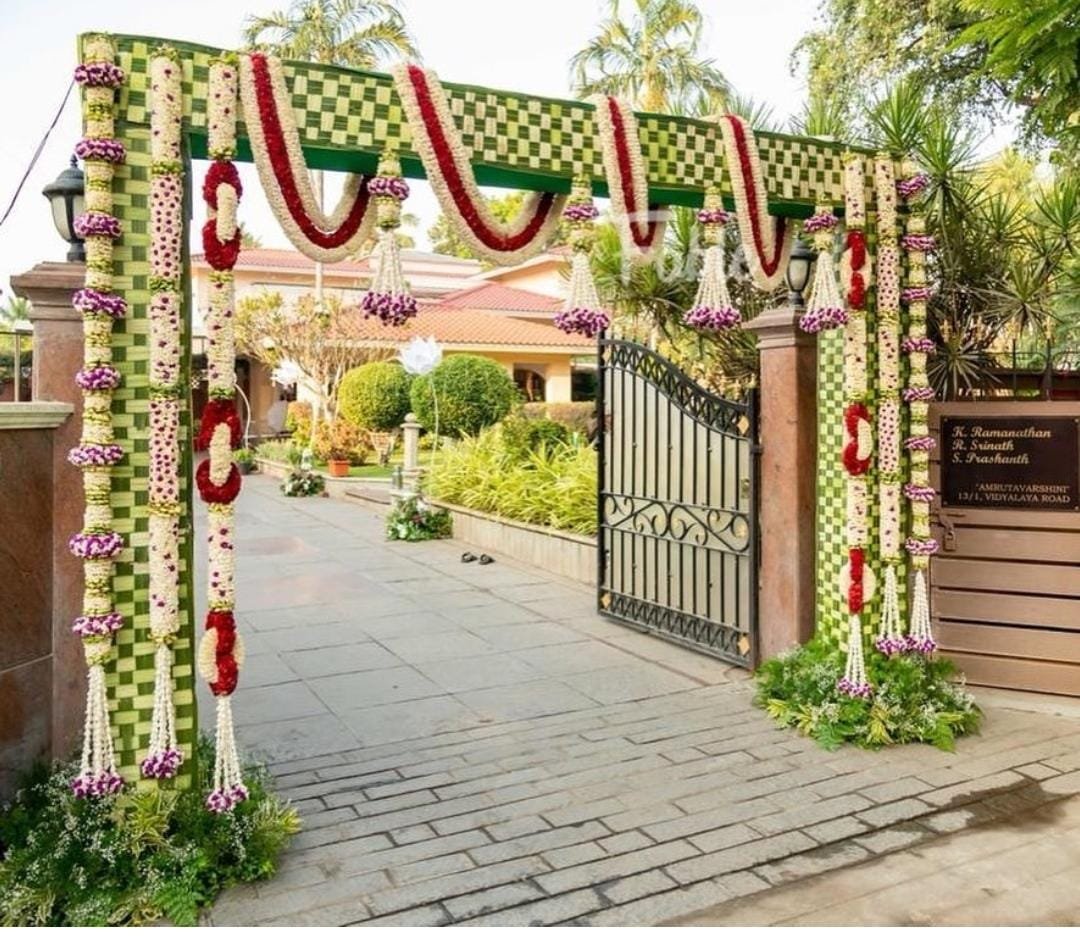 House Warming Floral Door