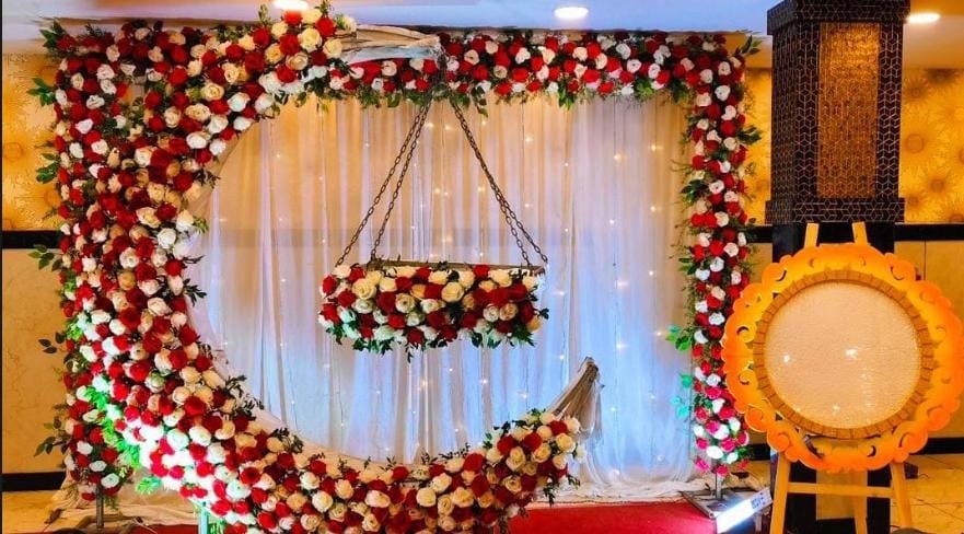 Naming Ceremony Floral Arch